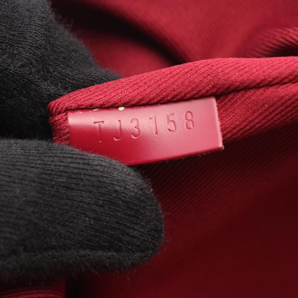 LOUIS VUITTON Brown Coated Canvas Clutch Bag - Picture 5 of 8